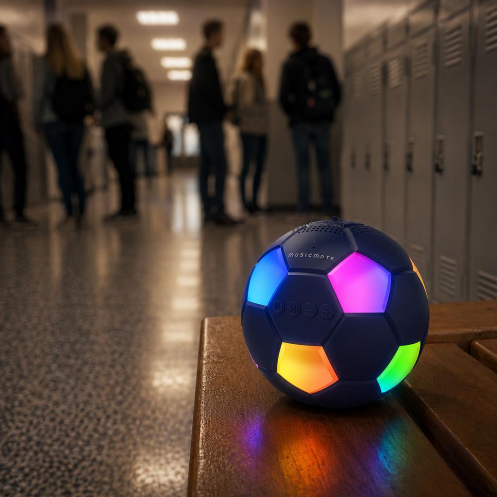 MM-SB40-N FootballWave LED Bluetooth Speaker