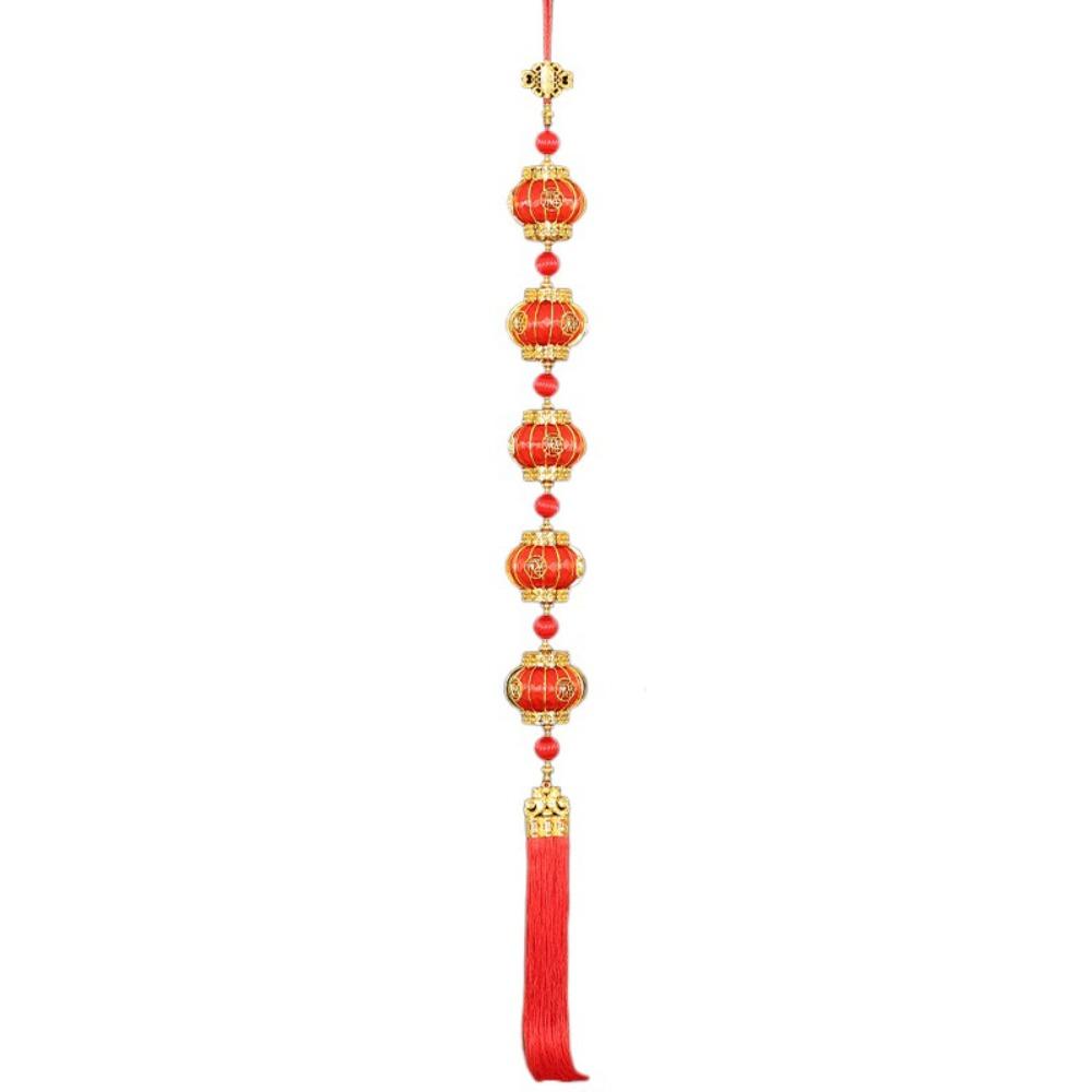 Red Ball New Year Red Lantern Hangings Handmade Spring Festival  Pendant  Supermarkets