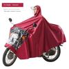Motorcycle Raincoat Battery Car Female Single Double Plus Size Thickened Extra Large Cycling Waterproof Poncho Battery Car a ^