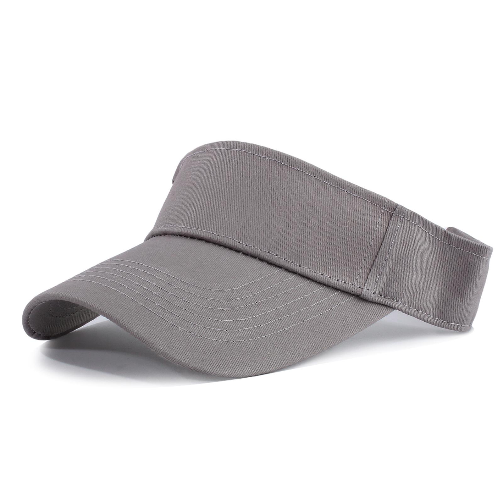 

Unisex Sports Visor Hat Lightweight Sun Protection Cap Adjustable Design for Outdoor Running Tennis Golf Activities One Size