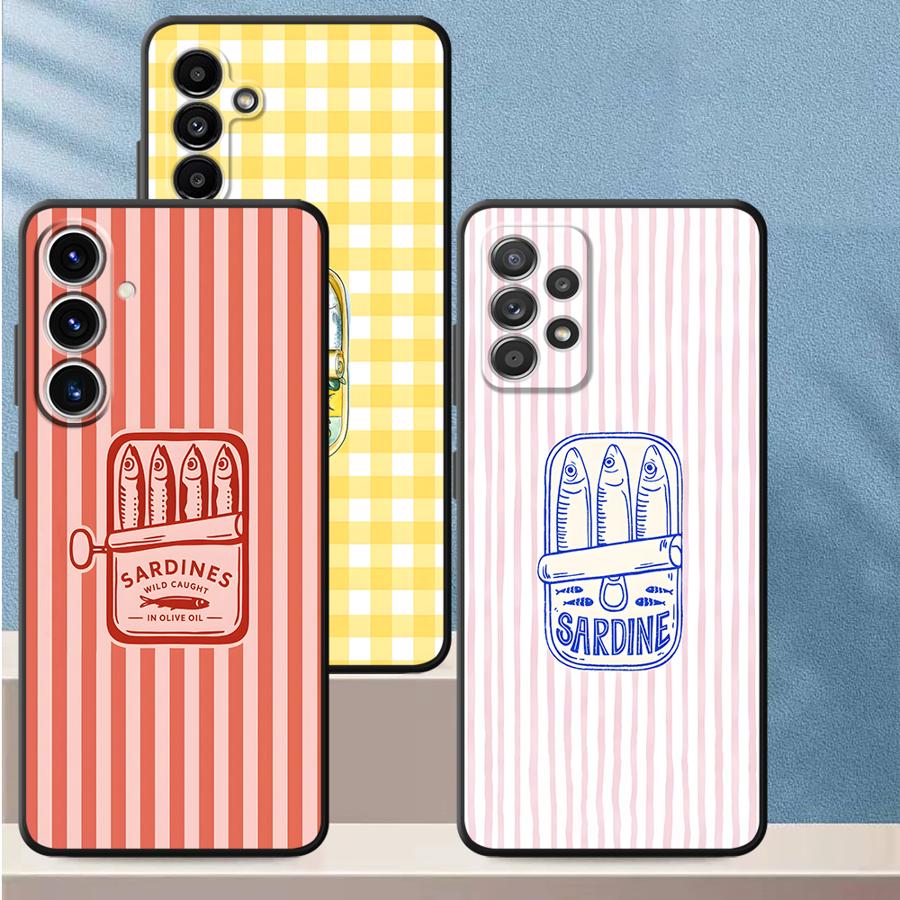 Cartoon Creative Fish Case for Samsung Galaxy A57 A25 A32 A53 A35 A26 A55 A24 A23 A52 A36 A73 A51 A37 A22 Phone Cover A72 A71