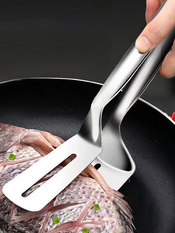 Stainless Steel Multifunctional Spatula Clip Steak Evert Tong Anti-Scald Food Shovel Tongs Kitchen Accessories For Cooking Toast