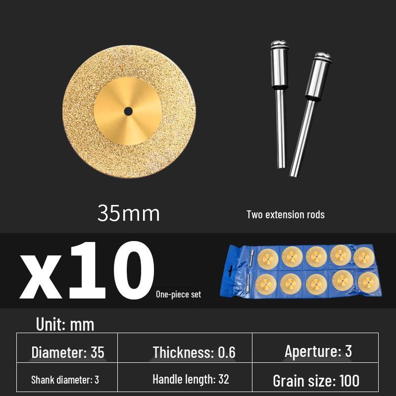 Jade Glass Diamond Abrasive Grout Cleaning Mini Saw Blade, Electric Grinding Disc