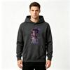 Anime Butterfly Girl Print Men Pullover Hoodie Casual Soft Long Sleeve Sweatshirt for Daily Wear