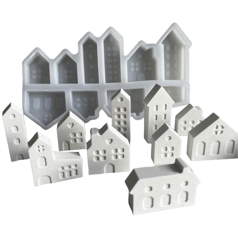 Silicone Candlestick Mold Handicraft Mold Ornament Art Candle Mold 3D Casting Mould for Home Decoration