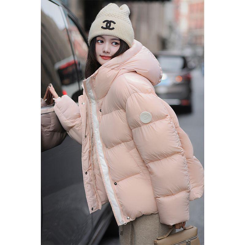 2025 Hot Style Heavyweight Short Hooded Down Jacket - 90% White Duck Down, Waterproof, Snow Mountain Design.