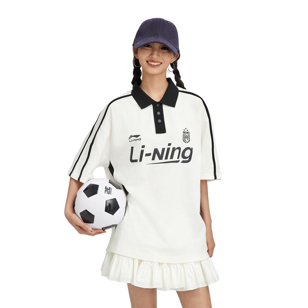 Li Ning Sports Life Collection Polo Shirt Unisex Ivory APLV175-1