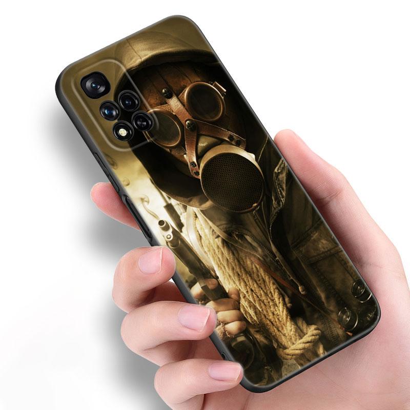 

Силиконовый чехол Game Stalker Clear Sky Black для Xiaomi POCO X3 X4 NFC F5 M3 M4 M6 X5 X6 Pro F3 F4 GT 5G C55 C65 M5 POCO M5