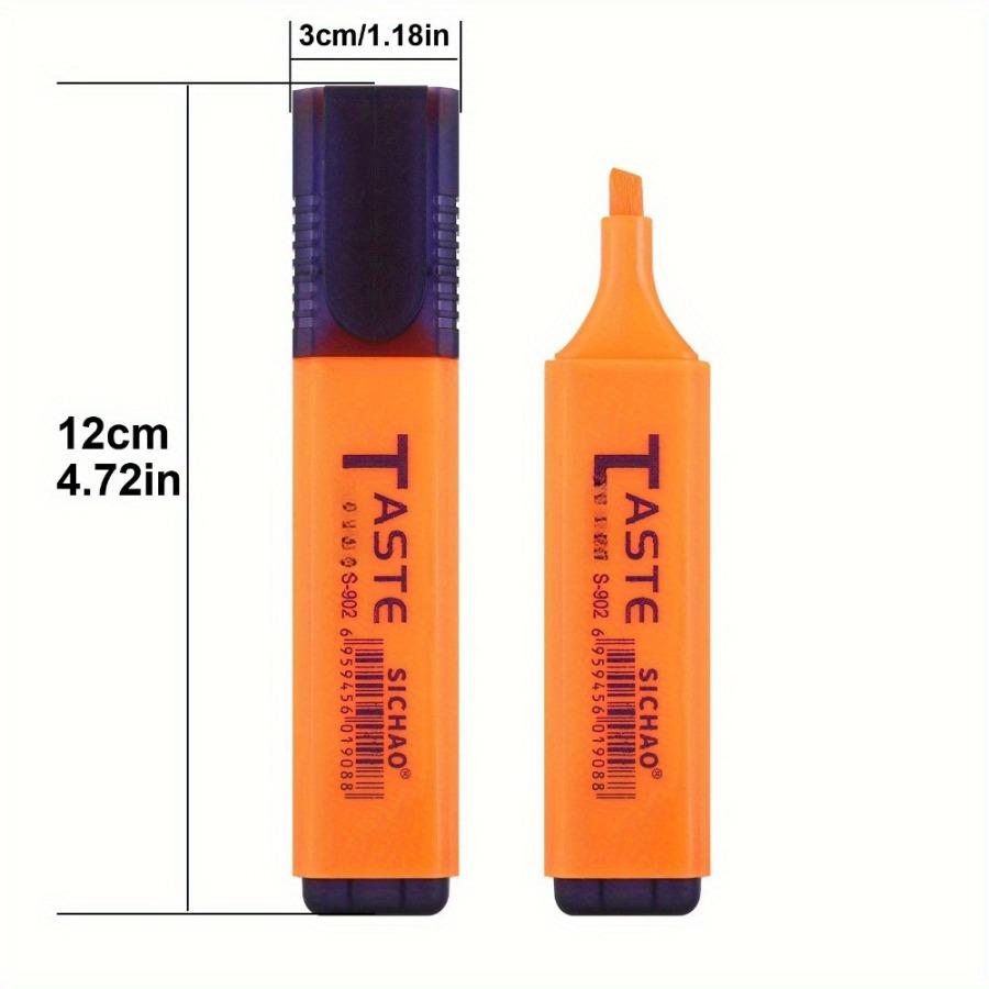 4/6/8 Color Premium Fluorescent Markers for Highlighting, Pastel Shades for Note-Taking, Japanese Style Marking Pens, Stationery for Glowing Planners