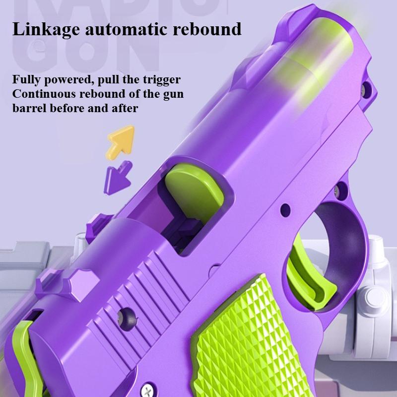 Nowość Ulga w Stresie Plastik ABS Mini 1911 Drukowany 3D Grawitacyjny Pistolet Fidget Zabawka Prezent Zabawka Promocyjna Dla Chłopców