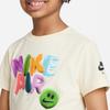 Nike T-Shirt Balloon Letter Logo Print Round Neck Short Sleeve Kids Tops FQ0920-113