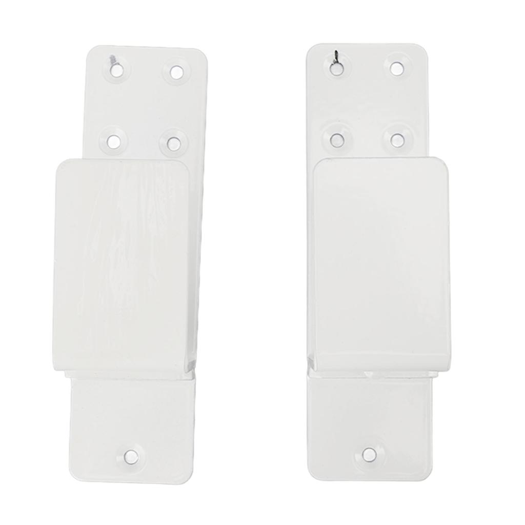 2 STK Dørbarrikadebraketter Åpen stangholder Karbonstål Enkel installasjon U-brakett for garasje