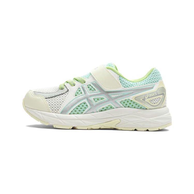 Asics Contend Jog Comfortable Lightweight Stable Daily Outdoor Sports Running Shoes Kids Sneakers Light-Green 1014A329-100