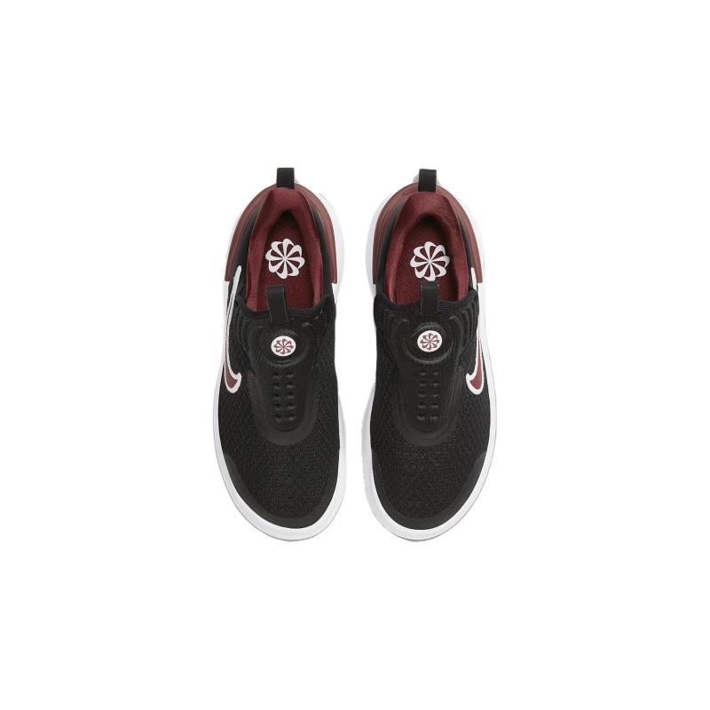 Nike E Series 1.0 GS Cushioning, Wear Resistant Low Top Kids' Running Shoes Black Red Sneakers DV4250-007