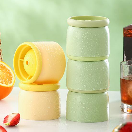 Ice Cube Mold Large Spherical Silicone Ice Ball Maker Fast Freezing Clear Bubble-Free Ice Cubes Easy Push Release Ice Tray for Whiskey Wine Cocktails