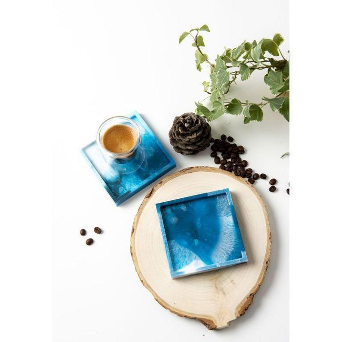 Moule en silicone - PEBEO - Carré - 24 cm - Compatible congélateur - Lave-vaisselle