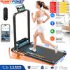 RAMYPOKET Walking Pad Foldable With Incline 9% , 2.5HP 1-10km/h Walking Pad With APP&LED, Max 150kg Treadmill For Home & Office
