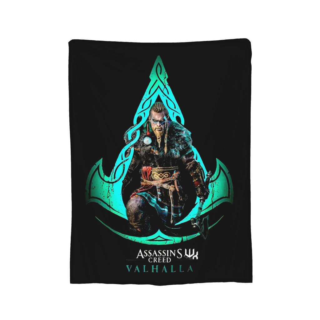 A-Assassins C-Creeds Blankets Coral Fleece Plush Breathable Lightweight Thin Throw Blanket for Bed Travel Bedding Throws