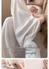 2025 New Style Maternity Drawstring Wide-Leg Pants for Spring & Autumn - Petite Casual Wear