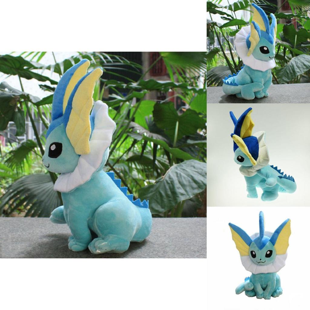 Peluche Morbido Vaporeon Pokemon Grande e Carino, Perfetto per Regali e Collezionisti