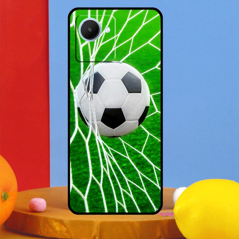 Football Soccer Ball For Realme 12 9 10 11 Pro Plus C67 C55 C53 C51 C35 C33 C30 C25s C21Y C31 GT5 GT Neo 6 Case