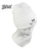 Embroidered Skull Hat Design Thick Knit Warm Men Women Winter Beanie Fun Cap Stretchy Unisex