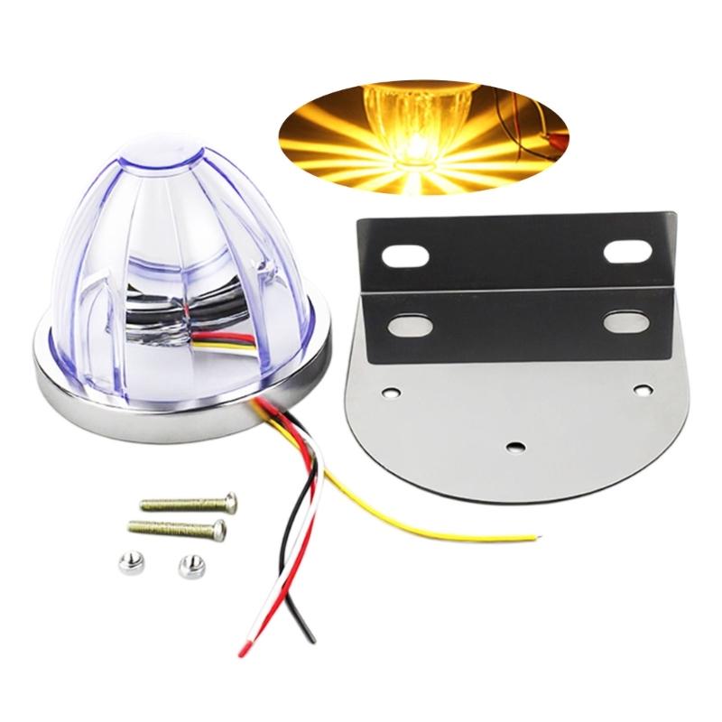 31BC Energy Saving Double Color Trailers Truck Side Marker Lights With Sturdy ABS Housing And Universal Mounting Brackets