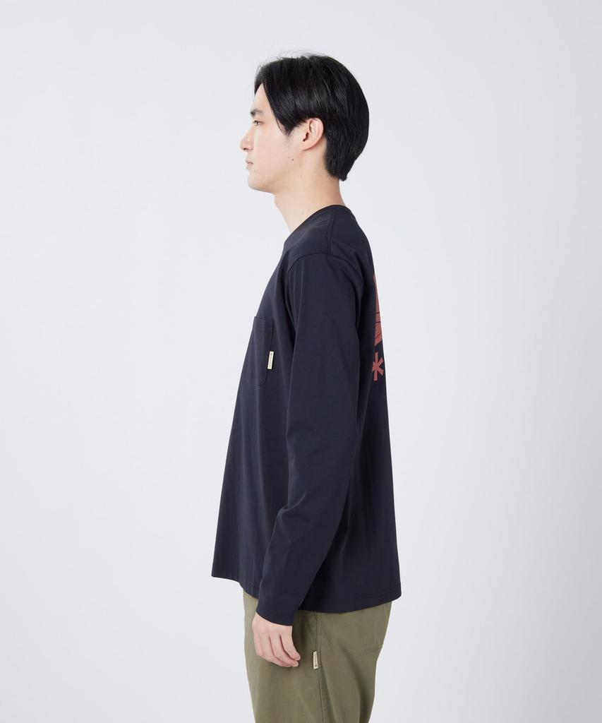 TL Sunset Plating for Men and Size M [Snow Peak] L/S T-Shirt SPTL-TS-26SU910 Long-Sleeve T-Shirt Women, White,