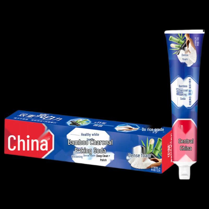 

Zhonghua Healthy White Bamboo Charcoal Baking Soda Toothpaste
