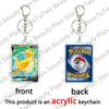 Anime Cartoon Venusaur Bulbasaur Charizard Mewtwo Pocket Monsters Acrylic Keychain Accessories Pendant Key Ring Charm Gifts Toys