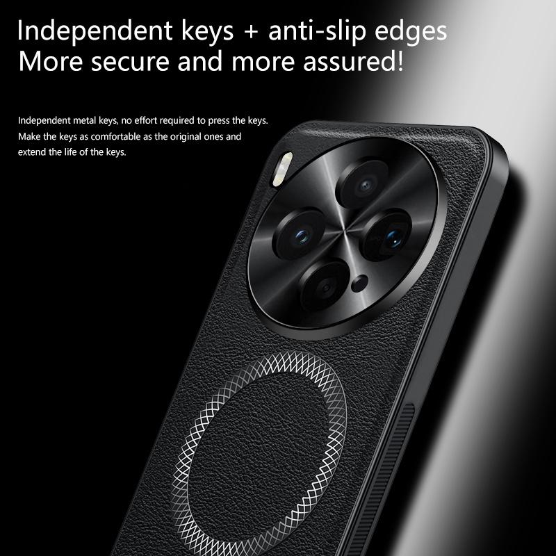 For VIVO X300 Ultra Case Luxury PU Leather Magnetic Magsafe Protective Back Cover For VIVO X300s X300 Pro Shockproof Phone Shell