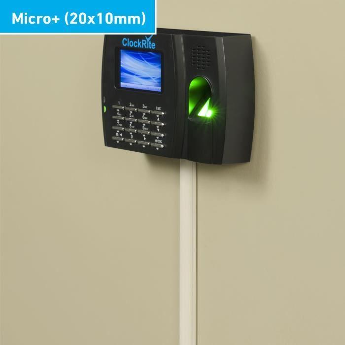 D-line kits de goulottes | 2010kit003 | cachez et protégez les câbles facilement | goulotte décorative | couleur crème