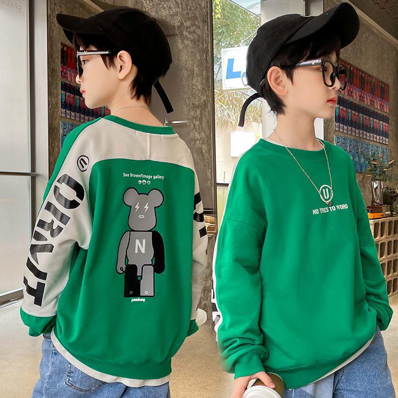 

Весна 2024 года, модная толстовка для подростков и подростков 170 зелёный