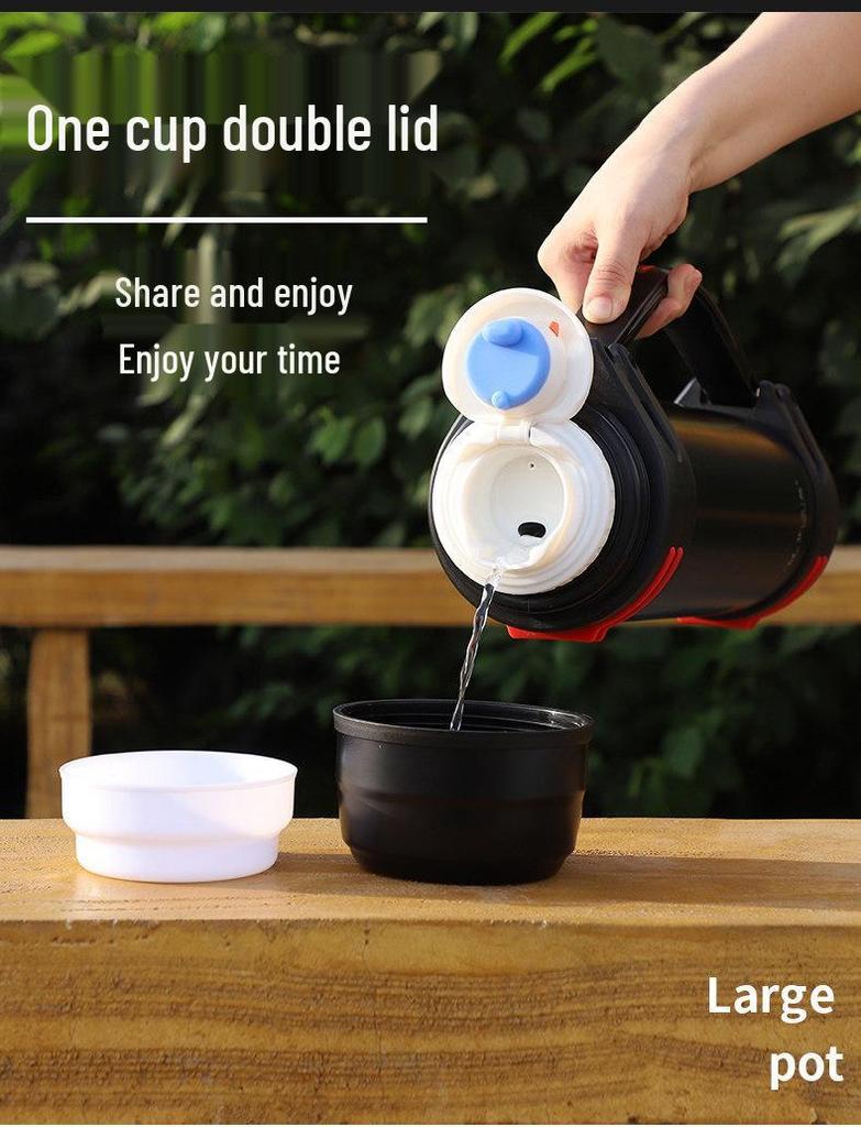 XL Insulated Mug for All, Large Capacity Outdoor Portable Thermos, Hot Water Bottle, Stainless Steel Cup