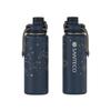 SANTECO 710ml Water Bottle with a Celestial Constellation Insulates Hot and Cold Vacuum Stainless Steel Thermos Bottle with Direct Easy To Sports