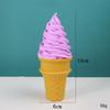 Simulation Ice Cream Model Decoration Fake Ice Cream Cone Food Mould Plastic Ornaments Window Sample Display Party Shooting Prop
