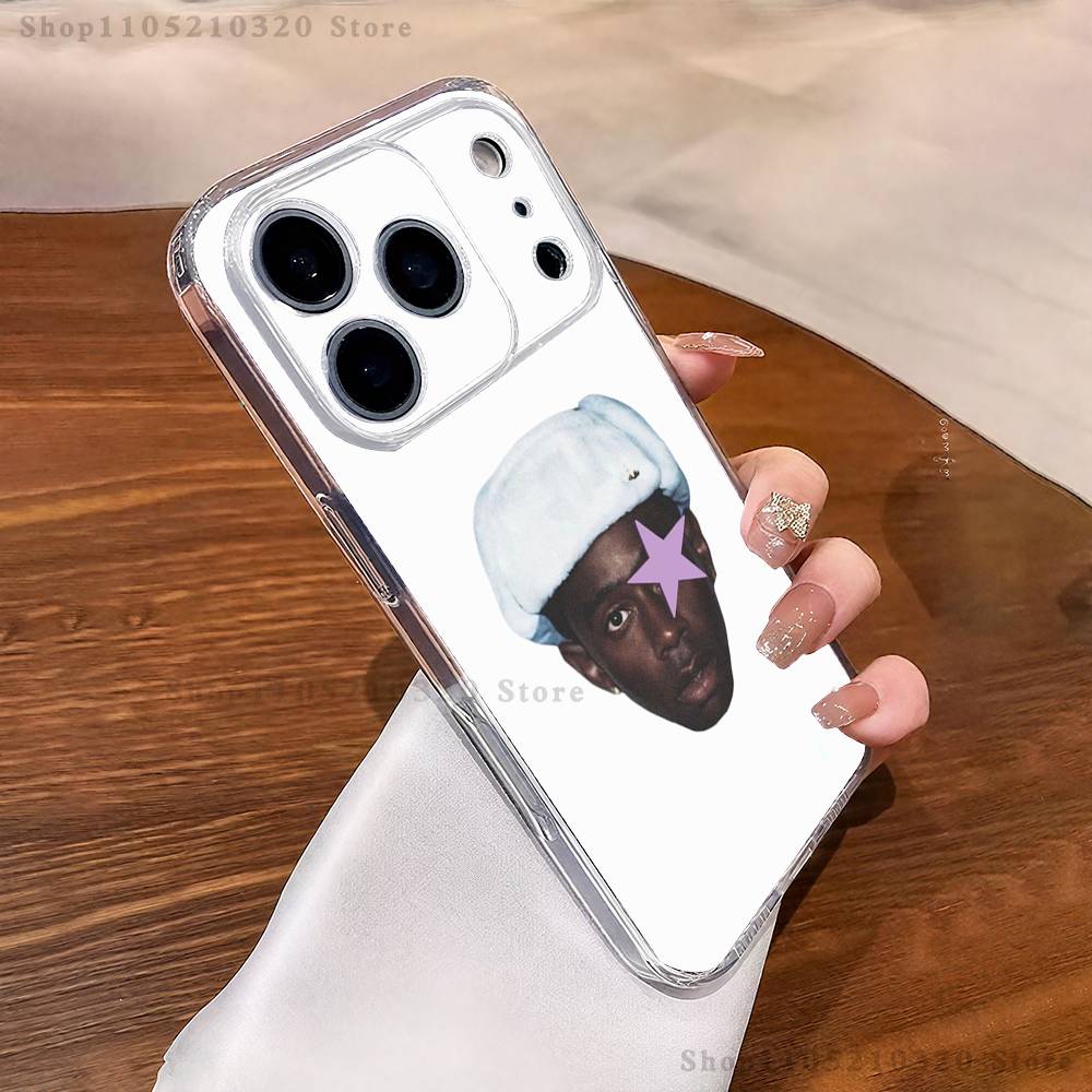 

T-Tylers The C-Creator Phone Case For iPhone 16,15,17,12,13,14,11 Max,Pro,Plus,X,XS,XR,SE4,E Mini Transparent Cover iPhone17Pro