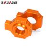 For EXCF EXC 525 500 450 400 350 300 250 200 125 SX SXS XCW MXC Chain Adjuster Regulator Sliders Motorcycle Axle Block Tensioner