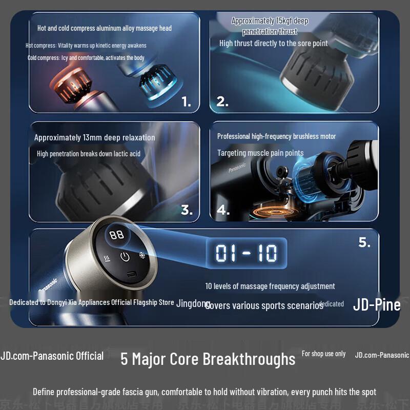 

Panasonic Portable Professional Fascia Gun