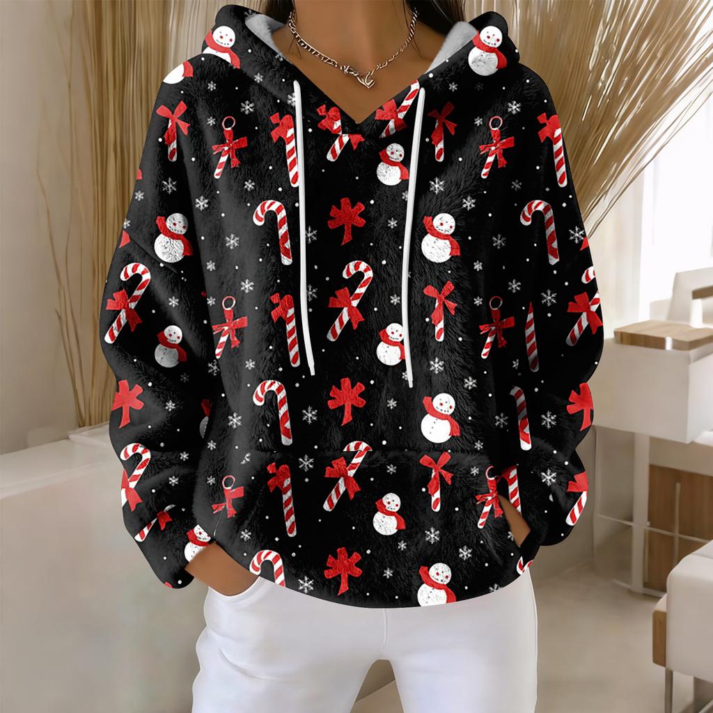 Hoodies For Women Oversized Winter Plush Cute Sweatshirts Pullover Trendy Fall Winter Clothes