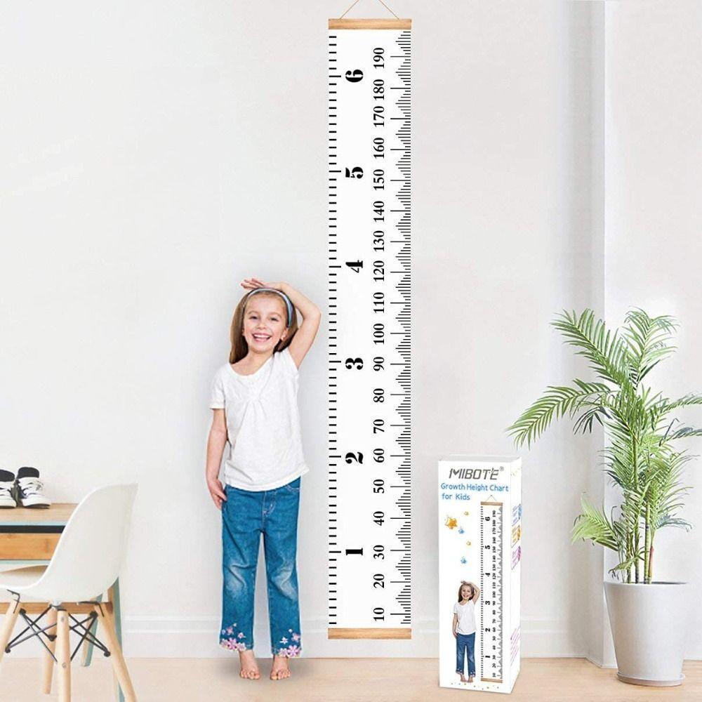 Removable Children's Height Ruler Wall Hanging Height Measuring Chart  for Kids Child Room