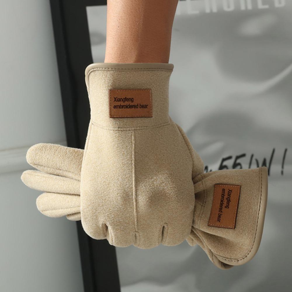 Warm Winter Gloves Touchable Screen Skiing Gloves New Driving Mittens Cycling Driving