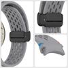 Case+Strap for Samsung Galaxy Watch 7 6 40mm 44mm Silicone Magnetic buckle Band Change To Ultra  Tempered Glass Screen Protector