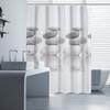 72 * 72'' Printed Polyester Waterproof Mildewproof Shower Curtain Decorative Bathroom Curtain with 12pcs Hooks