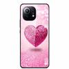 Glass Back Cover For Xiaomi 11 Lite 5G NE Case Soft Edge Hard Tempered Glass Case For Xiaomi Mi 11 Lite 5G NE Phone Case Coque