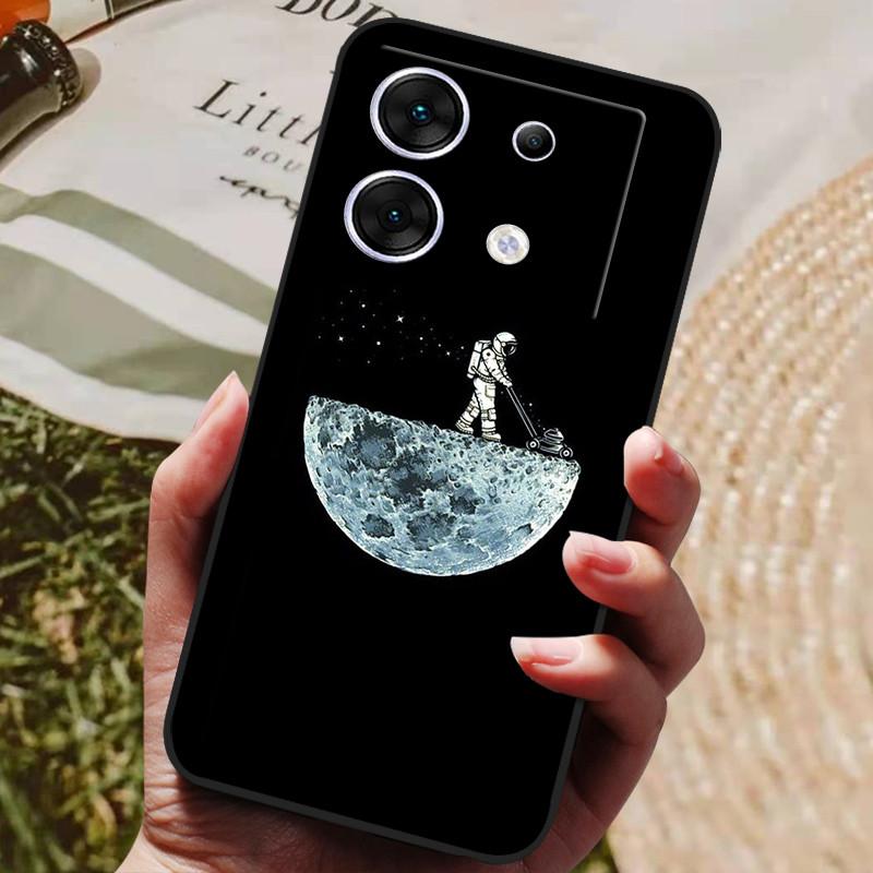 For Infinix Zero 30 5G Case Black Cover Lion Wolf Silicone Soft Back Cases For Infinix X6731 Phone Case Zero30 5G Fundas Coque