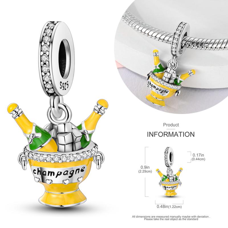 Authentic Copper Charm Bead Charms Bead Charms Dreamcatcher Coffee Perfume Pendants Compatible With Women Bracelets Do It Yourself Jewellery Gift
