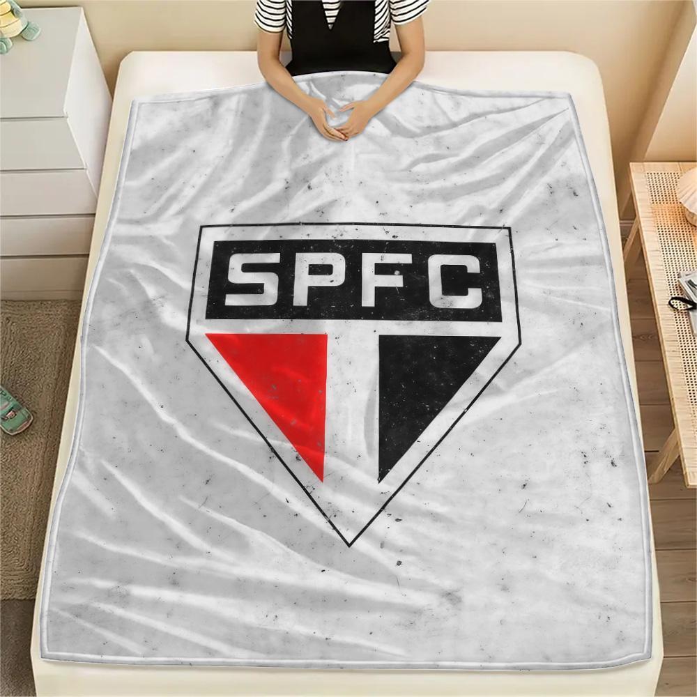 Sao Paulo FC3 Flannel Blanket, High Quality Comfortable for All Seasons, Home Decor, Warmth and Comfort