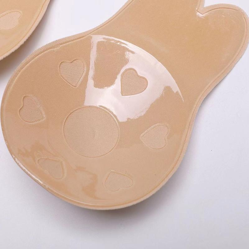 Women Breast Lifting Stickers Push Up Bras Silicone Invisible Chest Strapless Breast Rabbit Lift Up Tape Nipple Cover Bra Pads