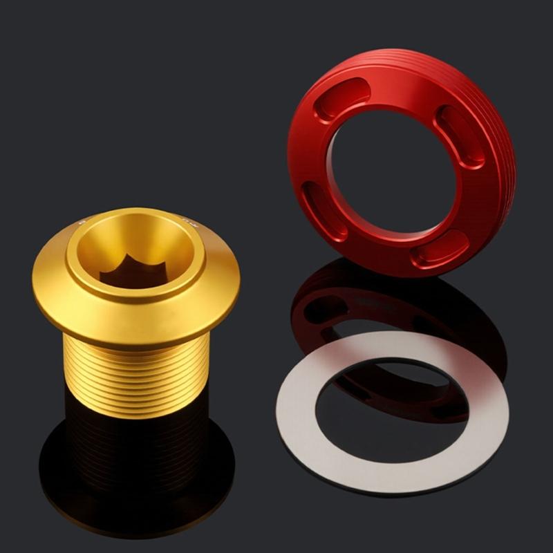 Bicycles Crankset Cover Bolt Screw Dust Cap Cranks Arm Fixing Bolt Road Bicycles Part For Smooth Cycling Experience
